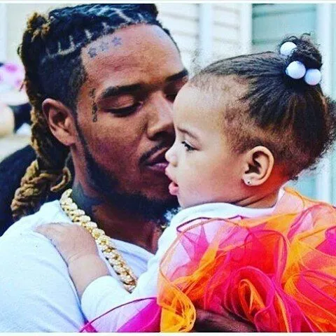 zaviera maxwell with her father, fetty wap