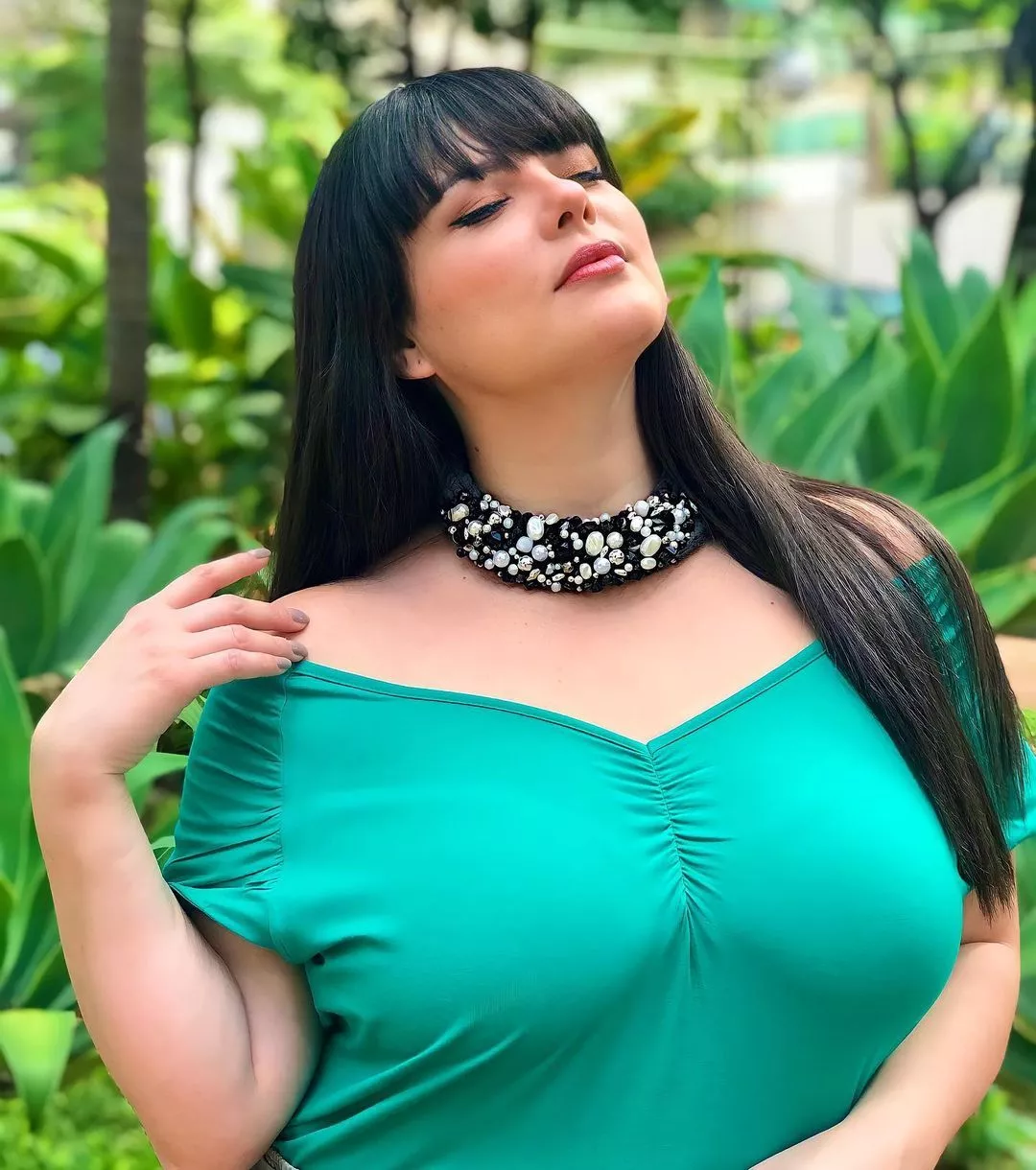 Marcela Baccarim bust, big boobs and lips