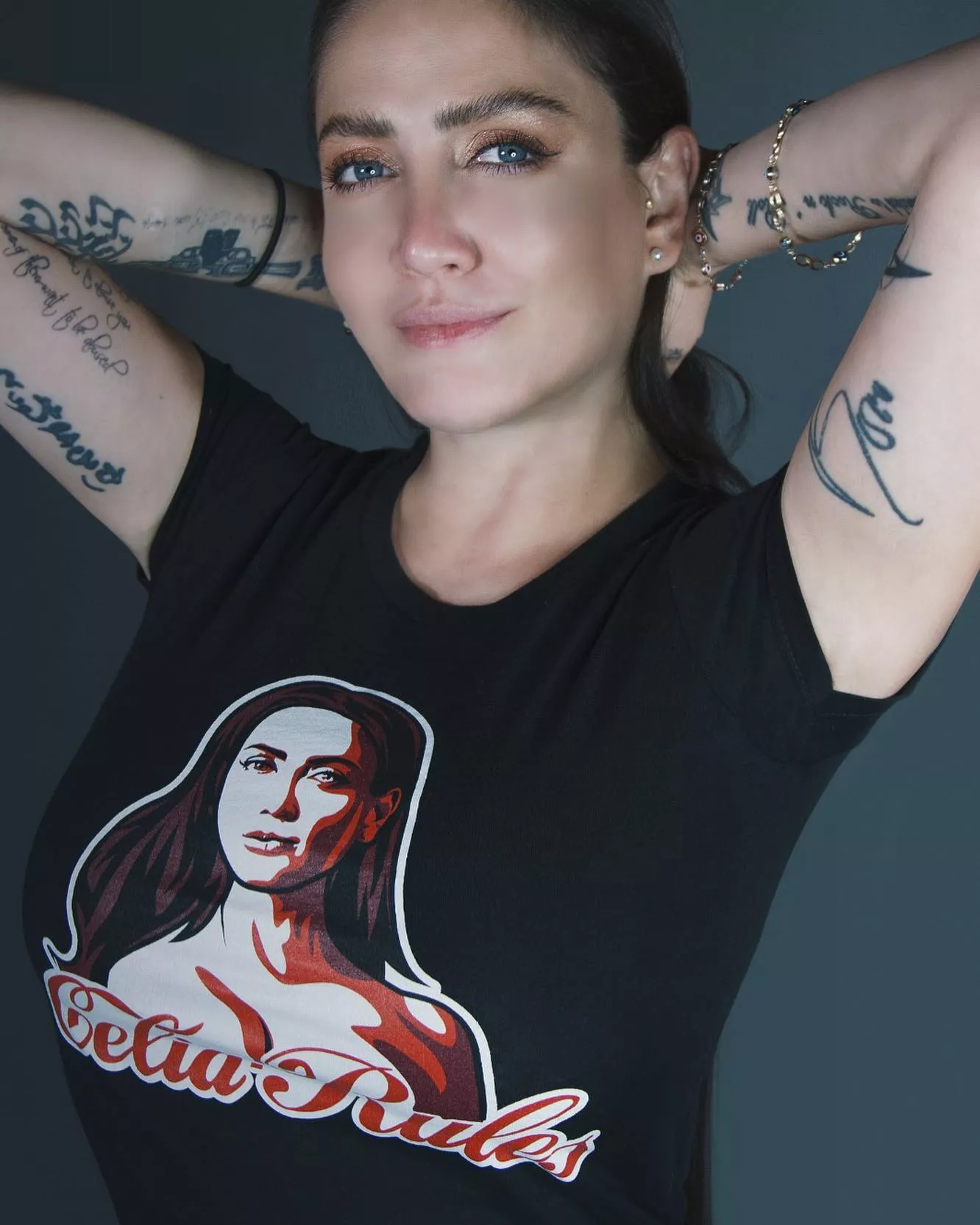 celia lora body measurements and tattoo