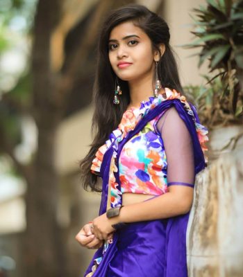 Sushma Gopal in Saree sushma gopal web series, movies, telugu instagram star, wikipedia, biography